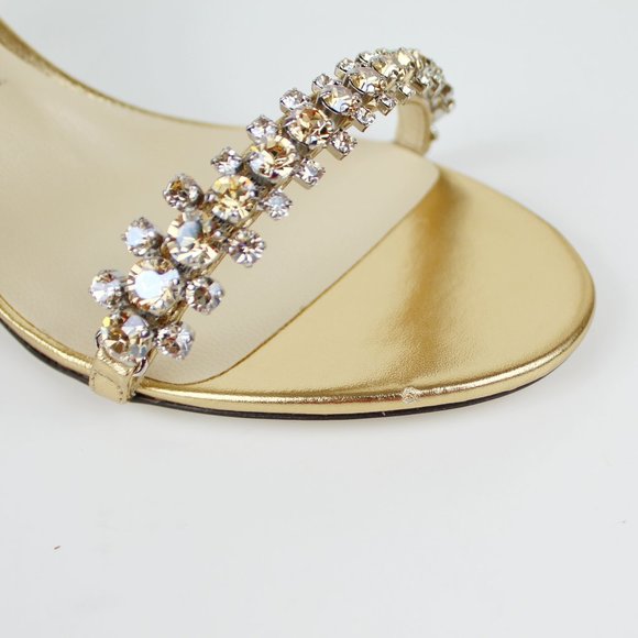 New JIMMY CHOO Shiloh60 Embellished Leather Sandal - Picture 12 of 16